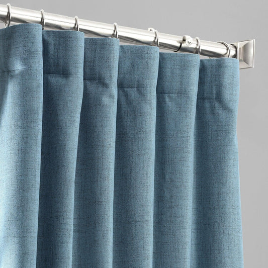 Thermal Cross Linen Weave Blackout Curtain