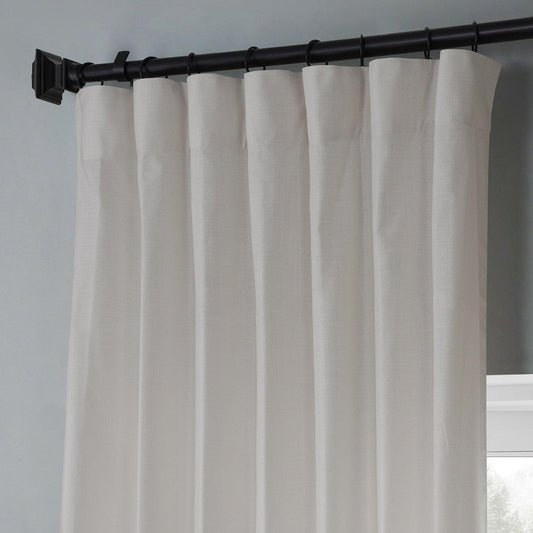 Supreme Cream Dune Textured Cotton Curtain Pair (2 Panels)
