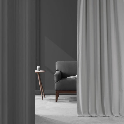 Travertine Greige Performance Woven Hotel Blackout Curtain Pair (2 Panels)