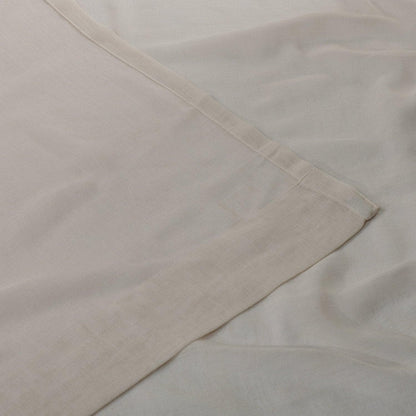 Textured Faux Linen Sheer Curtain