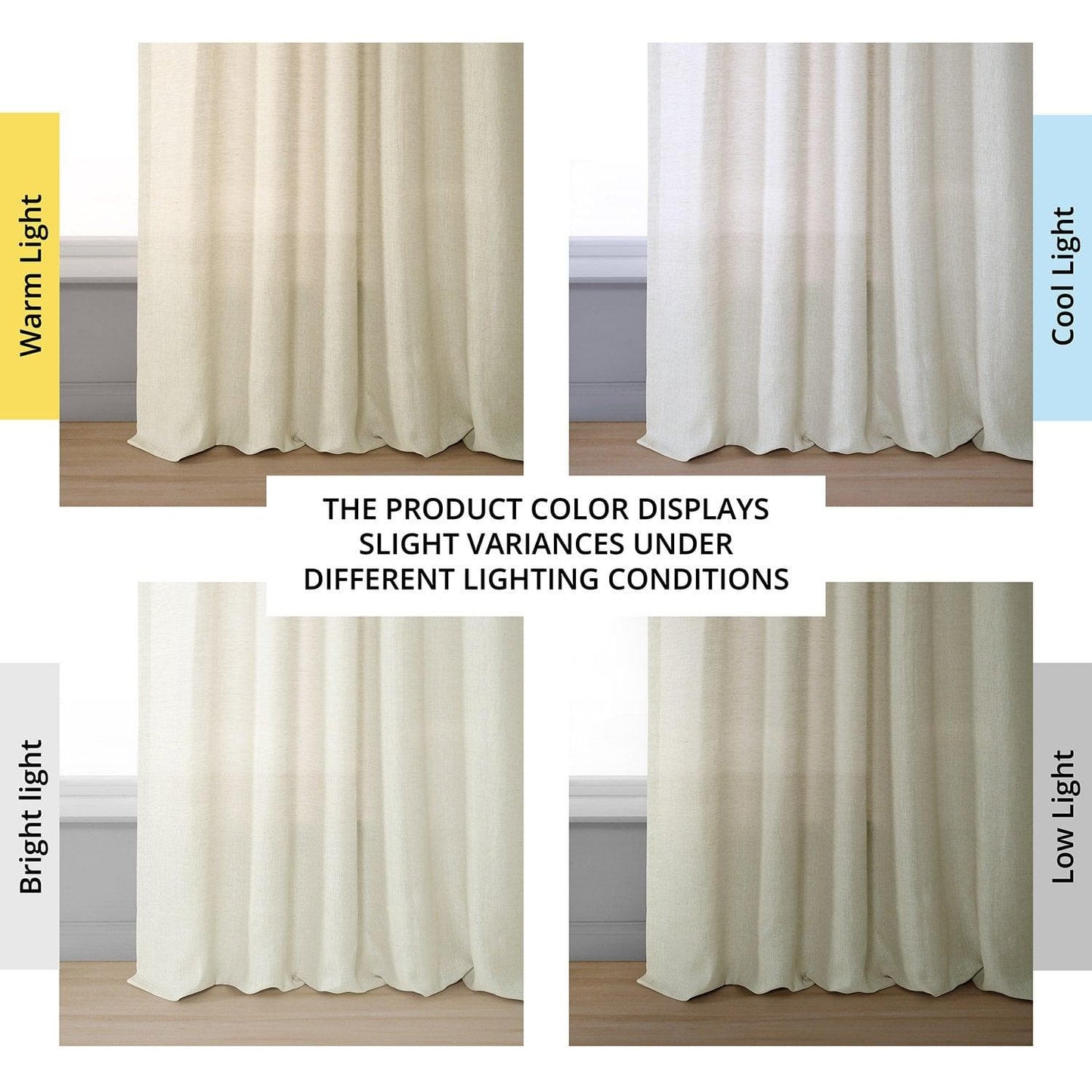 Birch Deluxe French Linen Curtain