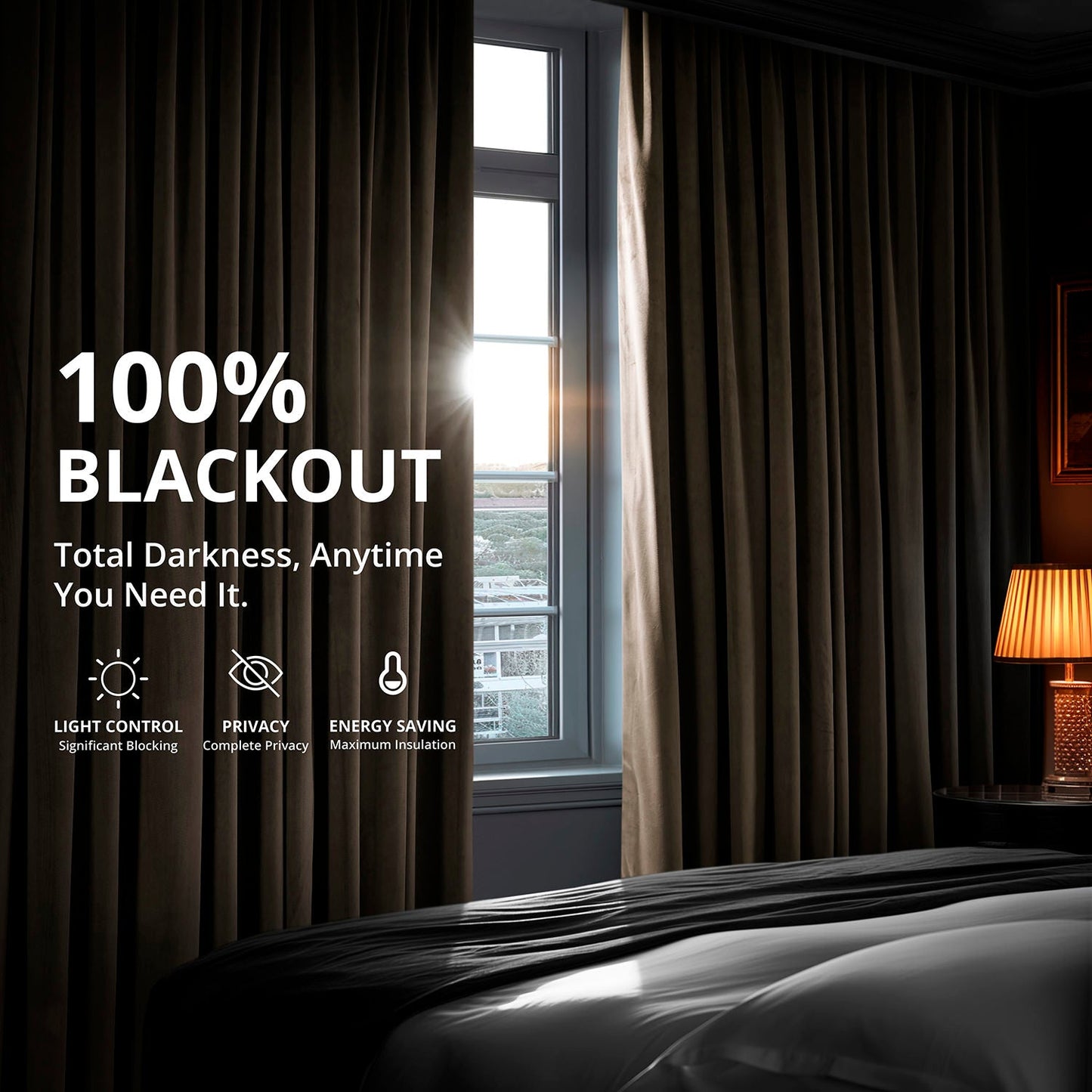 Java Grommet Signature Velvet Blackout Curtain