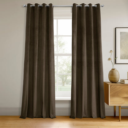Java Grommet Signature Velvet Blackout Curtain