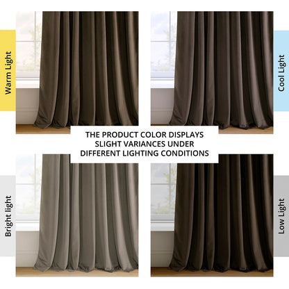 Java Grommet Signature Velvet Blackout Curtain